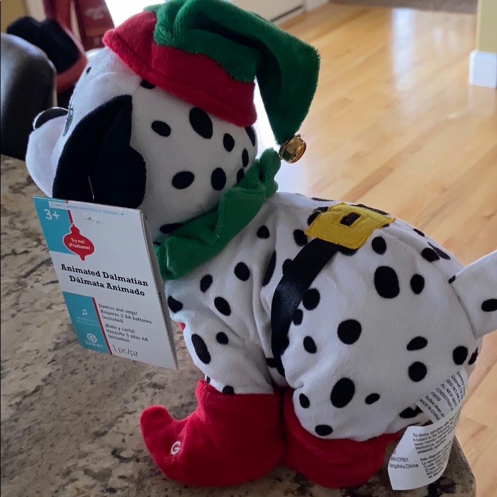 NWT Christmas animated Dalmatian dances and sings! - Picture 3 of 7